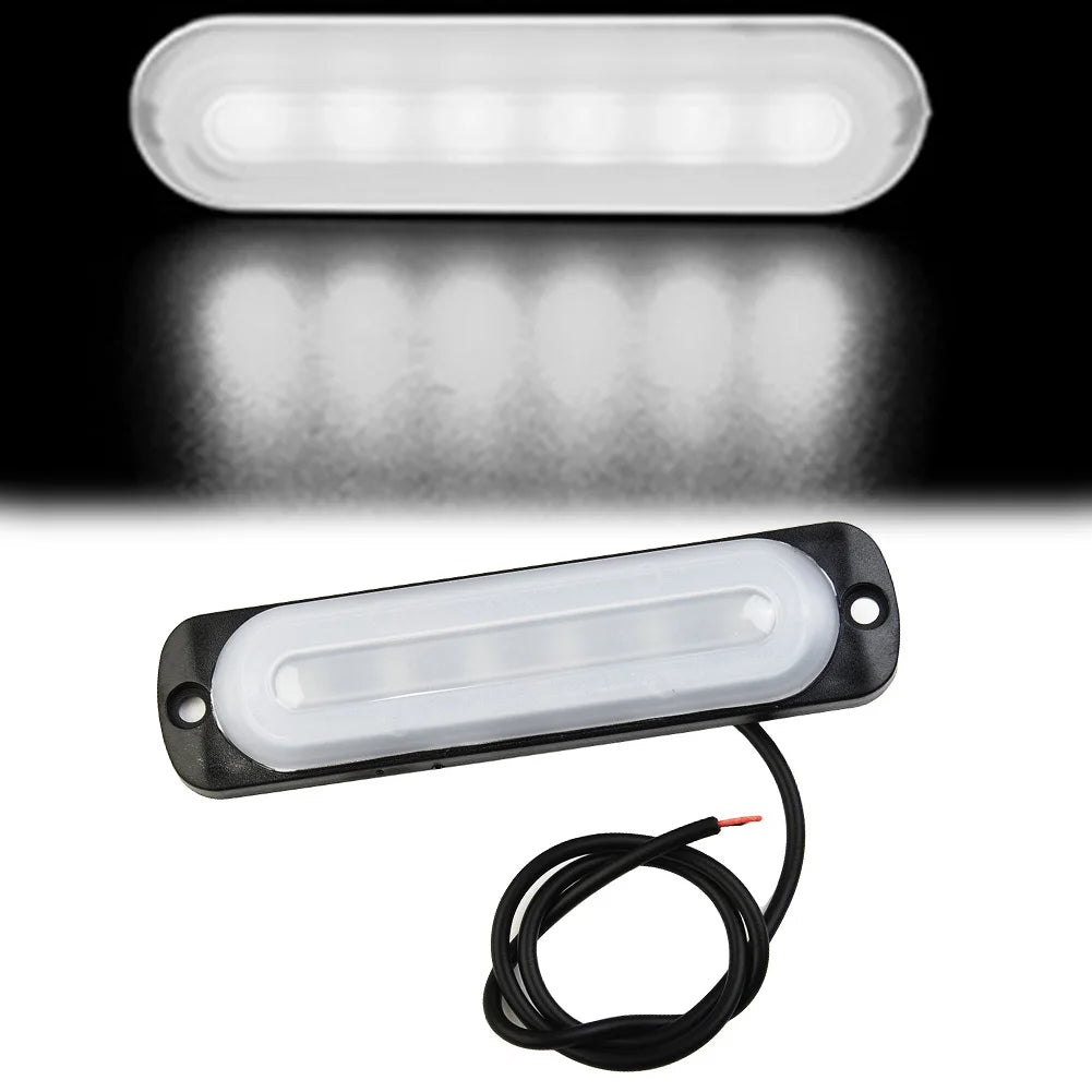 Useful Accessories New Car Light 12V 6 LED Truck 15000K W/ Protective Pad White Anti-collision Fog Lamp Off-Road