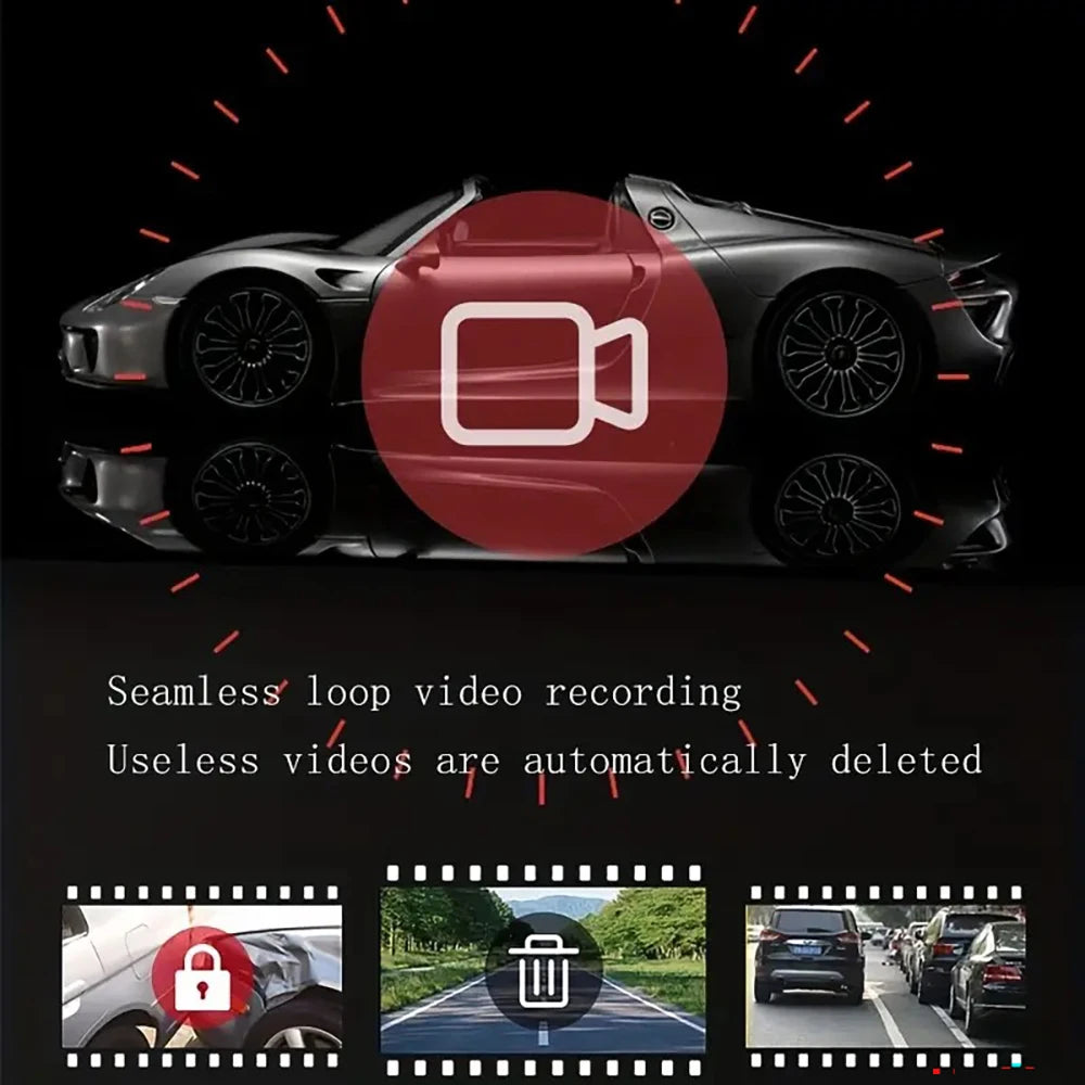 Dual-Lens Car Dvr 1080P Mirror Dash Cam for Cars Camera for Vehicle Video Recorder Front and Rear Camera Dashcam Car Accsesories