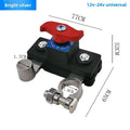 Car Battery Cut Off Switch 12V/24V ﻿Disconnect Automatic Circuit Breaker Anti-Power Leakage Protector Universal Auto Parts