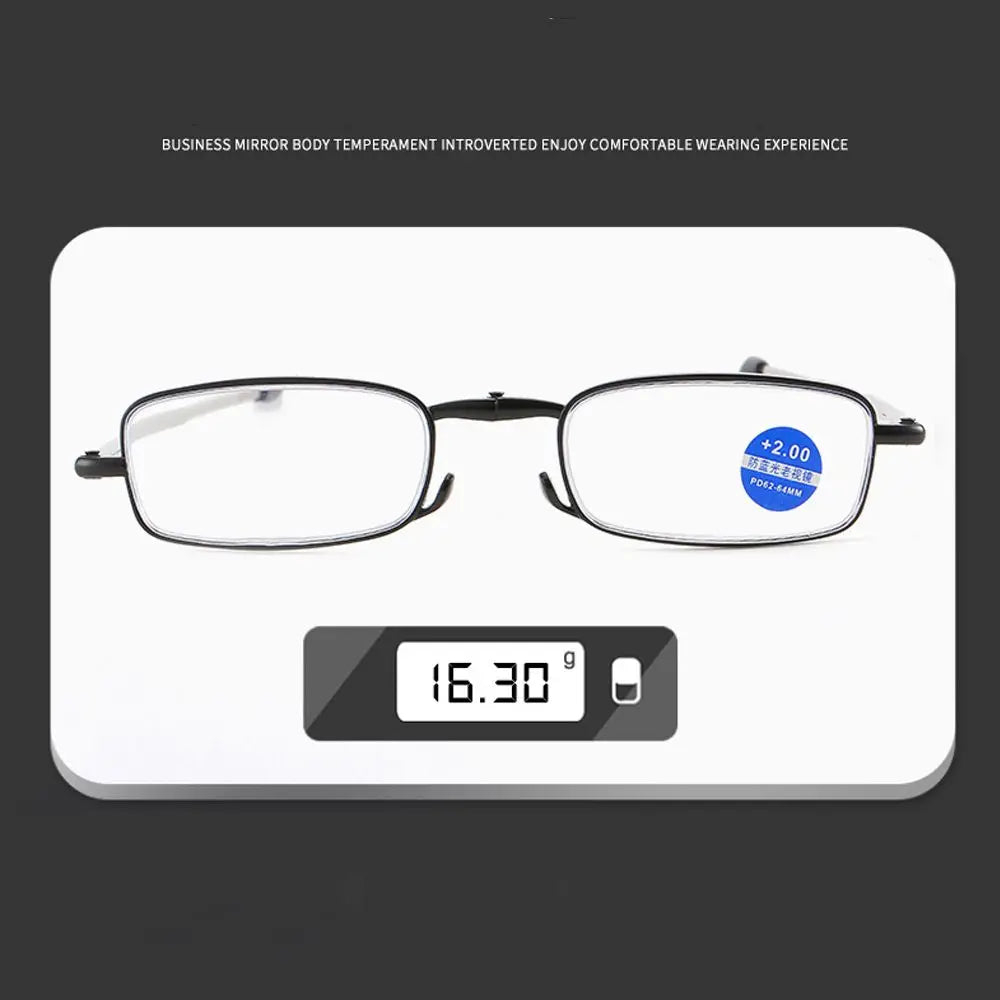High-definition Reading Glasses Unisex Ultralight Resin Presbyopic Eyeglasses Portable Foldable Vision Care Readers Eyewear