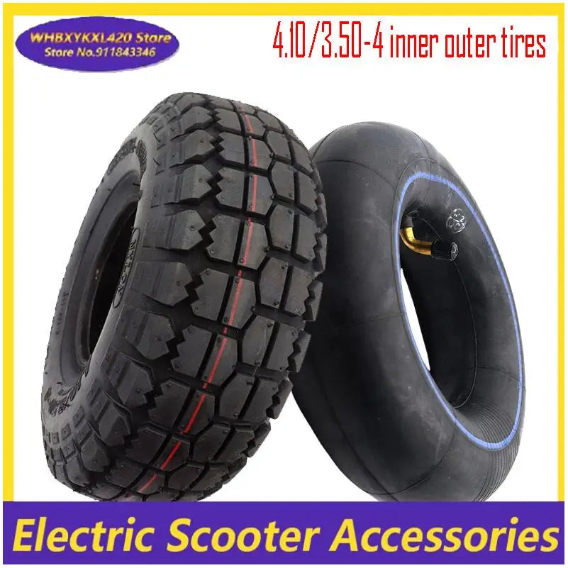 4.10/3.50-4 Tires 4.10-4 3.50-4 Tyre And Inner Tube for Electric Tricycle, Trolley, Electric Scooter,warehouse Car Tire Parts