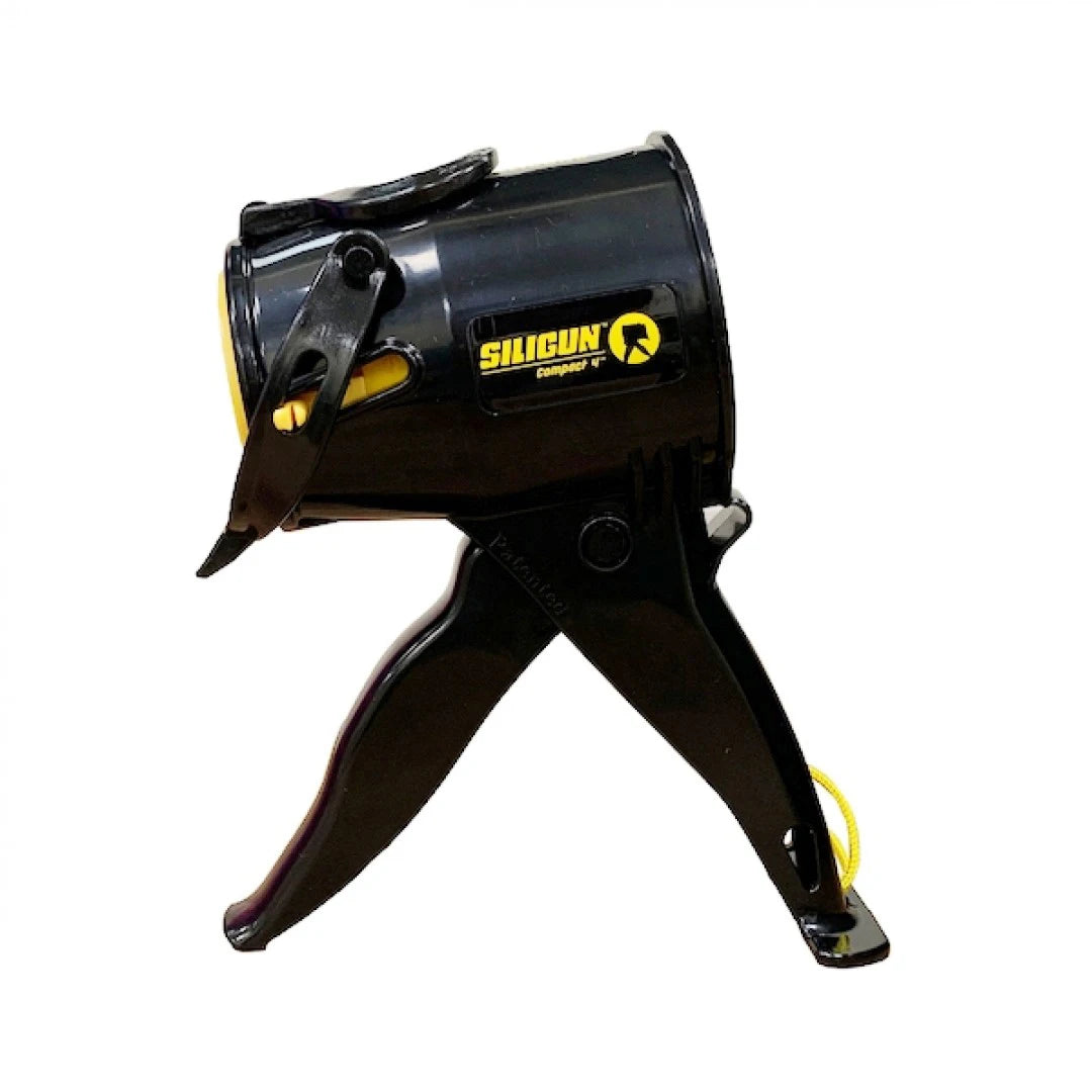 German Siligun compact glass glue gun - a short, self-sealing, high-thrust, drip-proof caulking tool