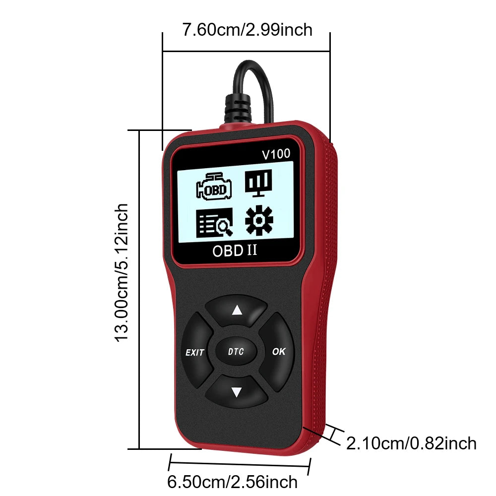 Car Scanner For 12V OBD2 Vehicles Car Accessories Parts Repair Tools Scanner Mechanical Workshop Tools Code Reader Read