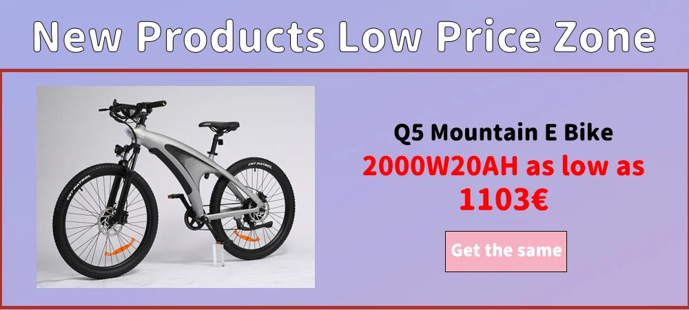 HUANCI Q5 electric bike 2000W electric dirt bike 27.5 Inch Electric Bicycle 48V20AH bike electric Mountain e bike adults ebikes