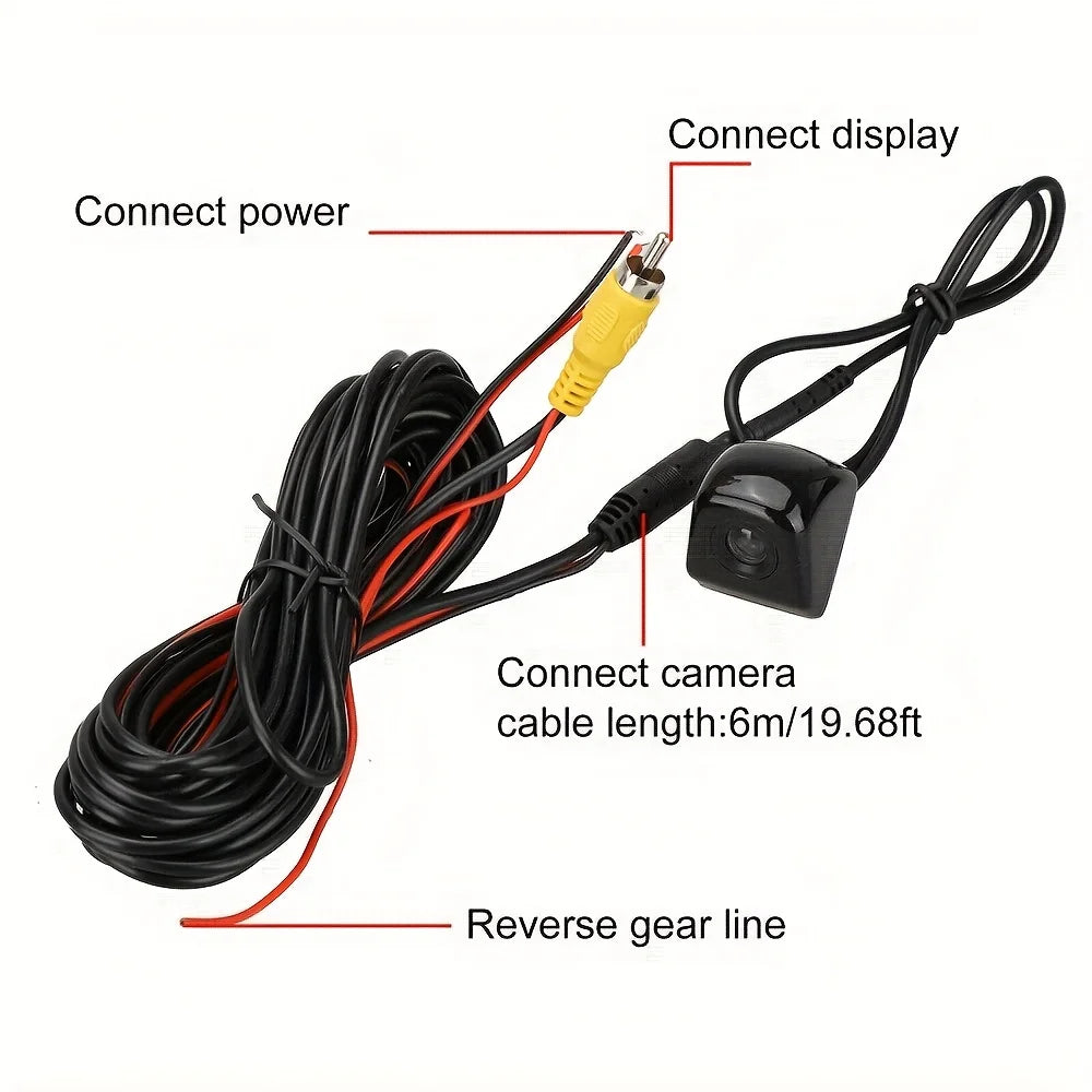 Rear Camera for Vehicles, Simple Setup for Cars, Suvs, Rvs, Vans, Trucks,And Safety Parking System,Without Battery backup camera