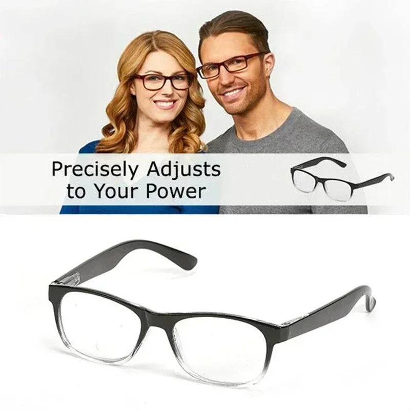 1/3Pcs Multifocal Reading Glasses Auto Adjusting Clear Lens Presbyopic Glasses for Men Women +5 to +250 High Quality Readers