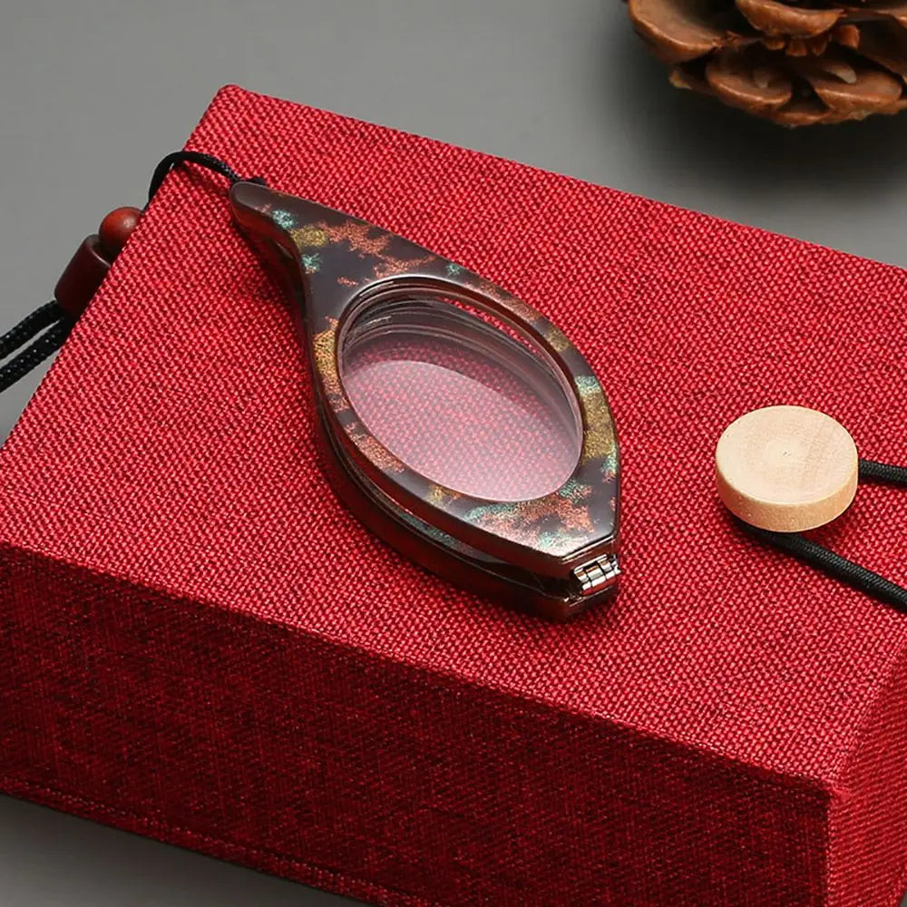 Adjustable Folding Hanging Neck Presbyopia Glasses Men Women Full Frame Permanent Portable Reading Glasses