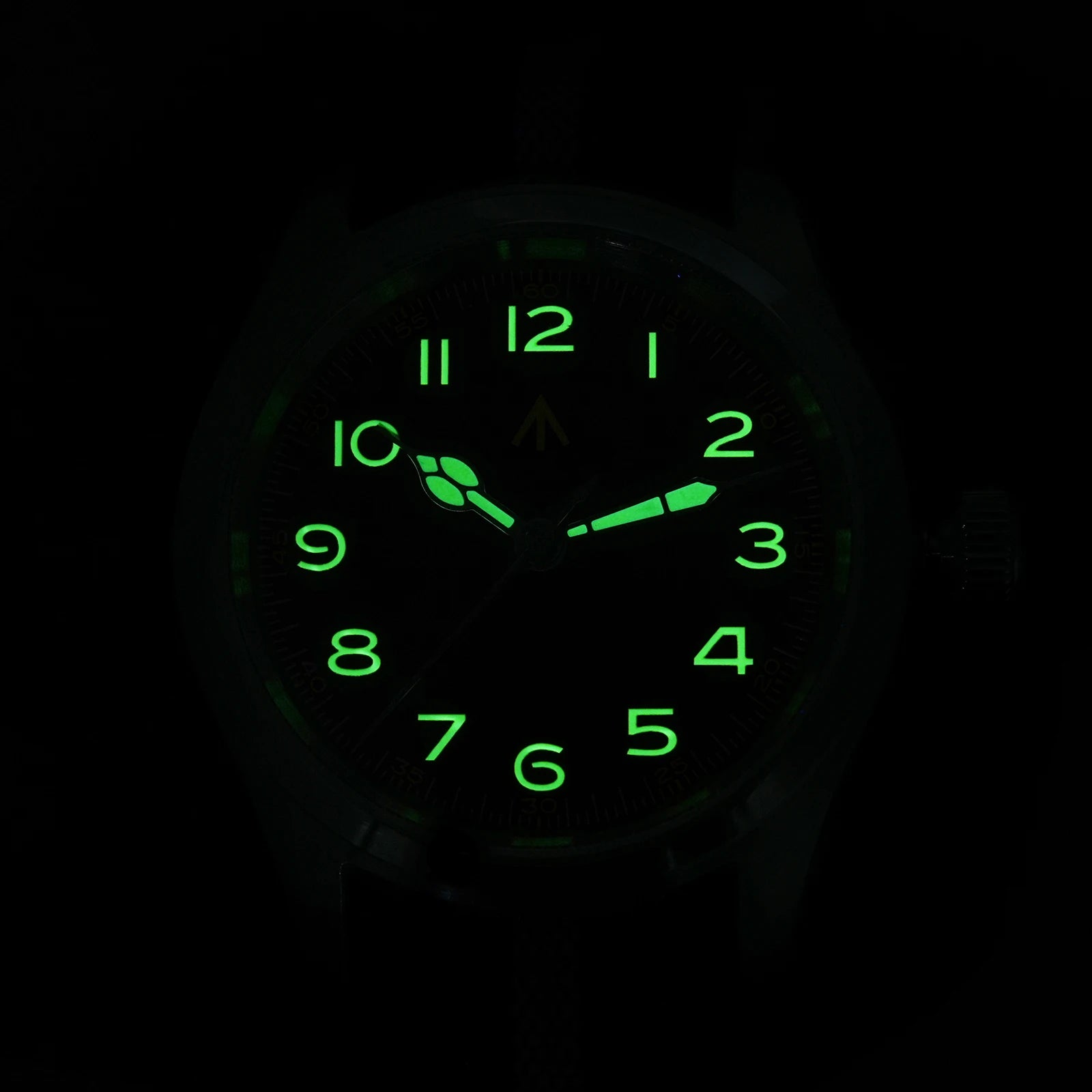 Militado ML08 Military Watch VH31 Quartz Movement Double Domed Sapphire C3 Super Luminous 10Bar Waterproof 38mm Vintage Watches