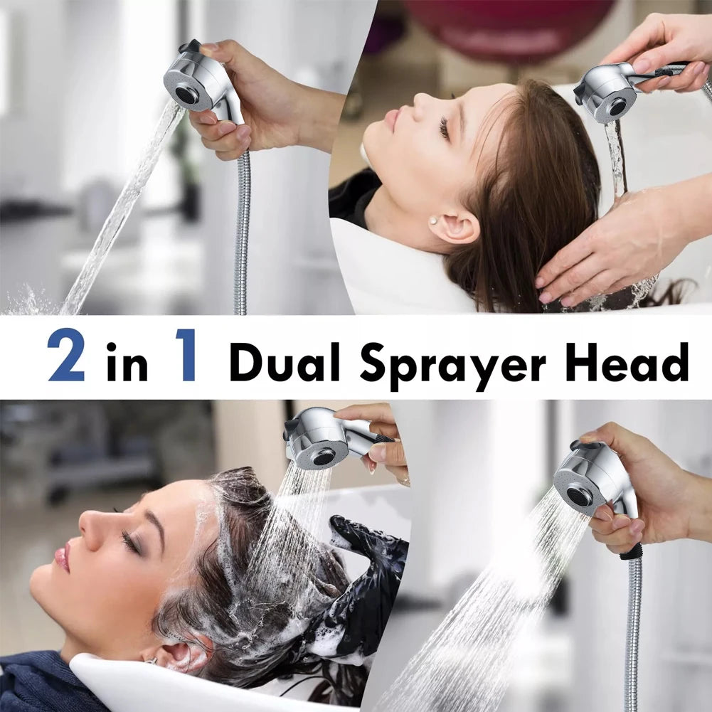 Washbasin Faucet External Hose Sprayer Head Shampoo Bed Pressurized Shower Head Hair Salon Barber Shop Sprayer Bath Accessories