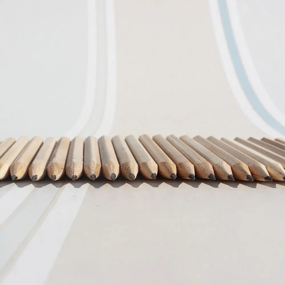 Beginner Drawing Tool Short Pencils Calligraphy Small Log Wood Pencil Hexagonal Comfortable Sketching Pencils Writing Supplies