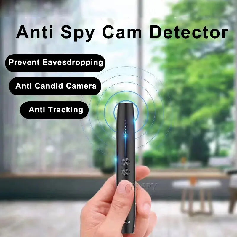 Anti Hidden Camera Detector Pen Security Protection RF Signal Eavesdropping Cam Spy Gadgets Wireless GSM GPS Audio Bug Finder