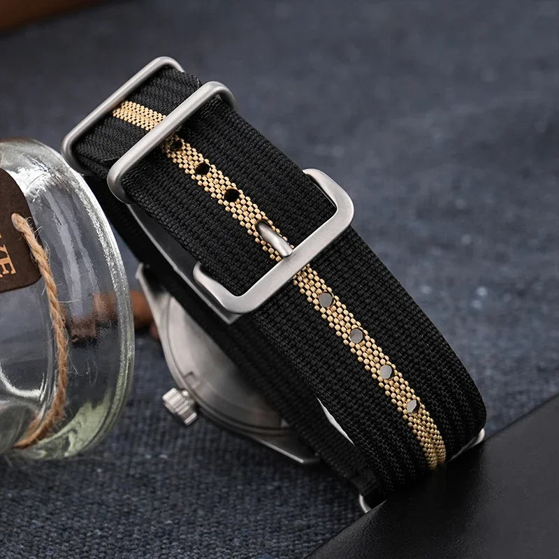 Militado ML08 Men Military Watch VH31 Quartz Movement Sapphire Luminous Waterproof Watches 38mm Vintage Stainless Steel Watch