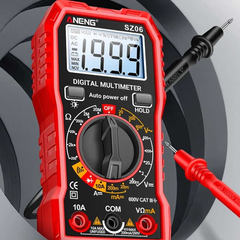 Digital Multimeter, High-precision Digital Display Anti-burning Multimeter, Intelligent Multi-functional Electrical Ammeter