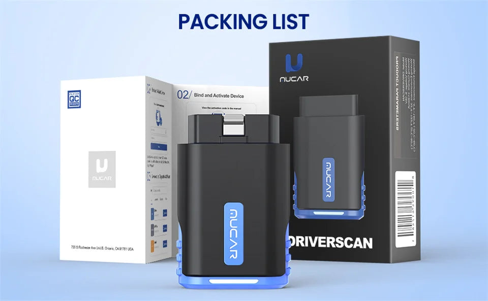 MUCAR Driverscan Car Diagnostic Scanner Full System Car Code Reader 15 Reset Bidirectional Control OBD2 Scanner