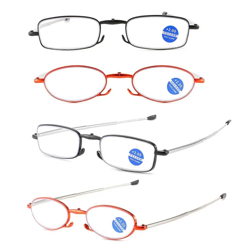 High-definition Reading Glasses Unisex Ultralight Resin Presbyopic Eyeglasses Portable Foldable Vision Care Readers Eyewear