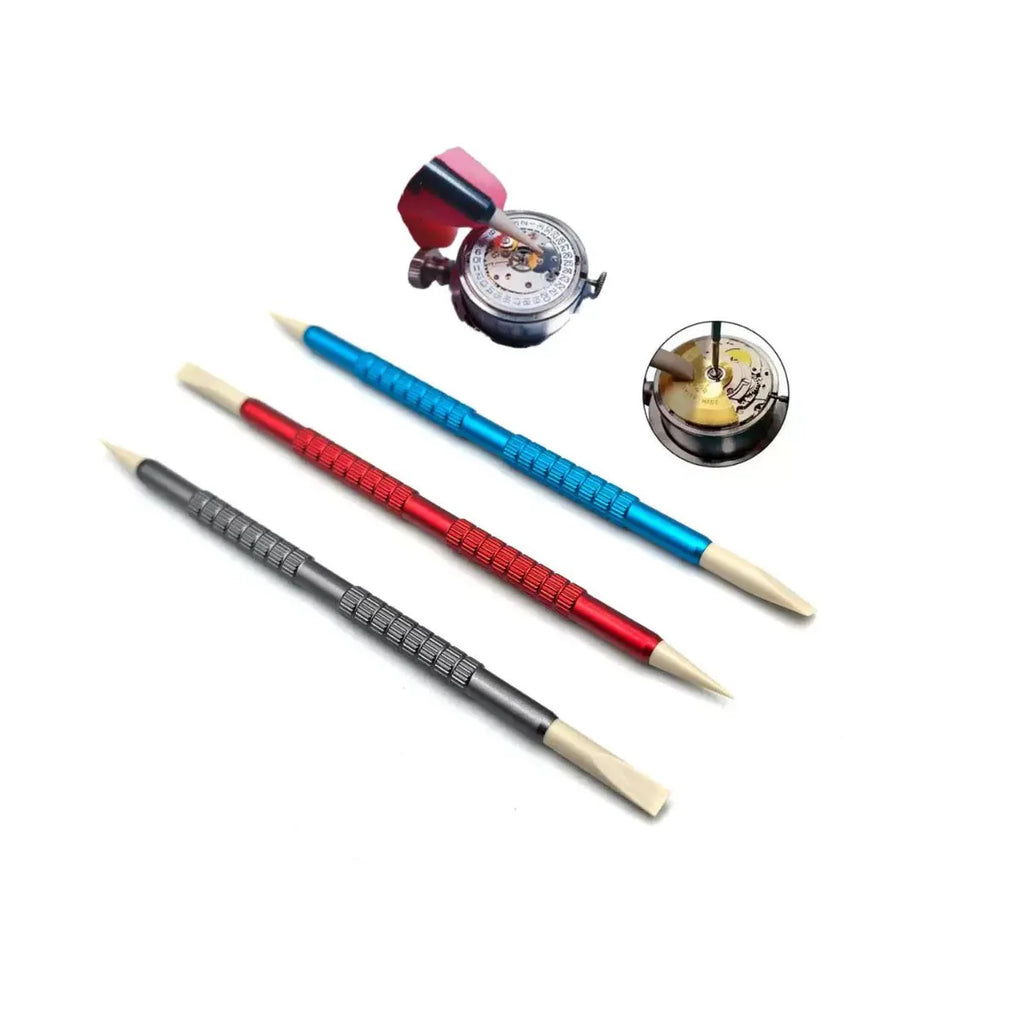 Professional Watch Repair Tool - Double-Ended Color Aluminum Movement Assist Rod for Watchmakers