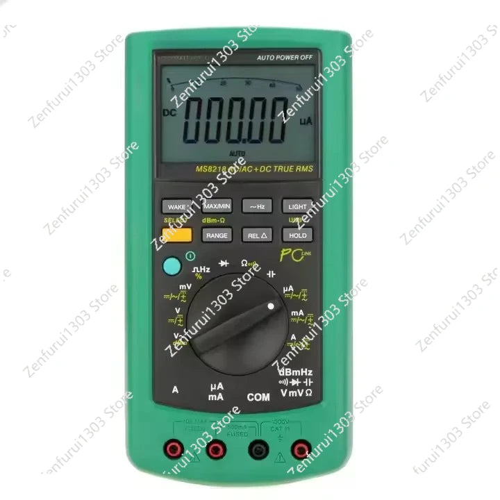 MS8218 Digital Multimeter 50000 Counts Multifunction True USB DMM 5 1/2 Bit Auto Range Tester Ammeter Multitester