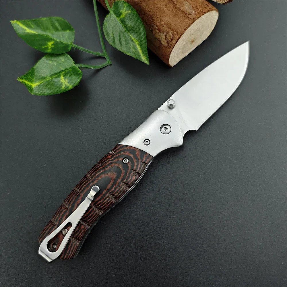 Hunting Knife with Sheath - BK-853 Fixed Blade knives, D2 Steel & G10 Handle for Camping, Survival, EDC Tactical Tool