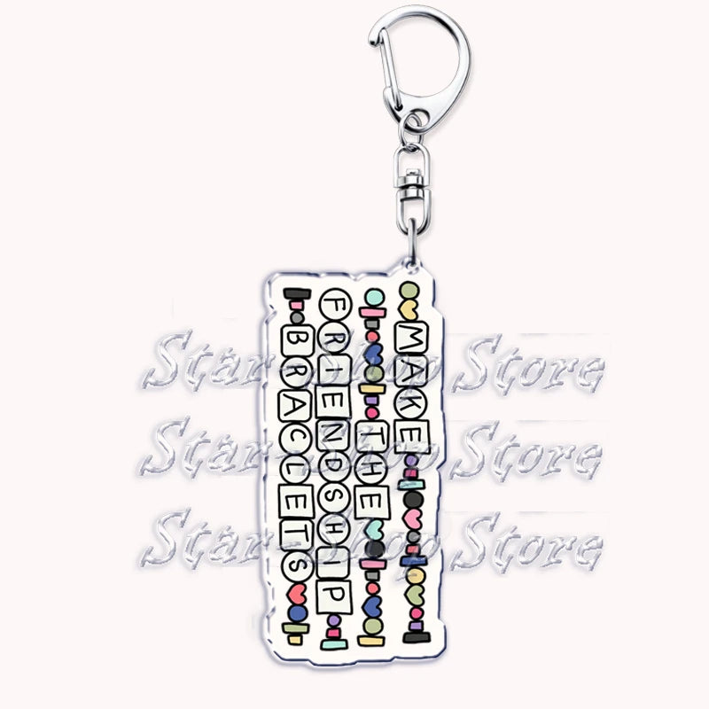 Popular Singer Keychains for Accessories Bag Folklore Eras Tour Evermore Reputation 1989 TTPD Keyring Jewelry Fans Lover Gifts