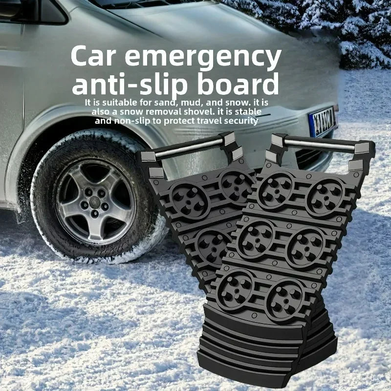Tire Traction Mats For Cars Car Wheel Anti-Skid Pad Vehicle Mud Snow Traction Mats Accessories For Trucks Emergencies Recovery