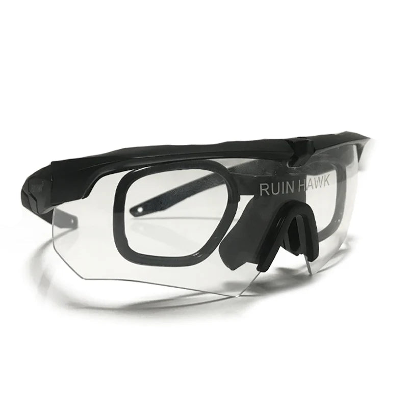 Tactical Glasses With Myopia Frame Sports Airsoft Hunting Mountaineering Goggles Shooting Military Equipment Sunglasses