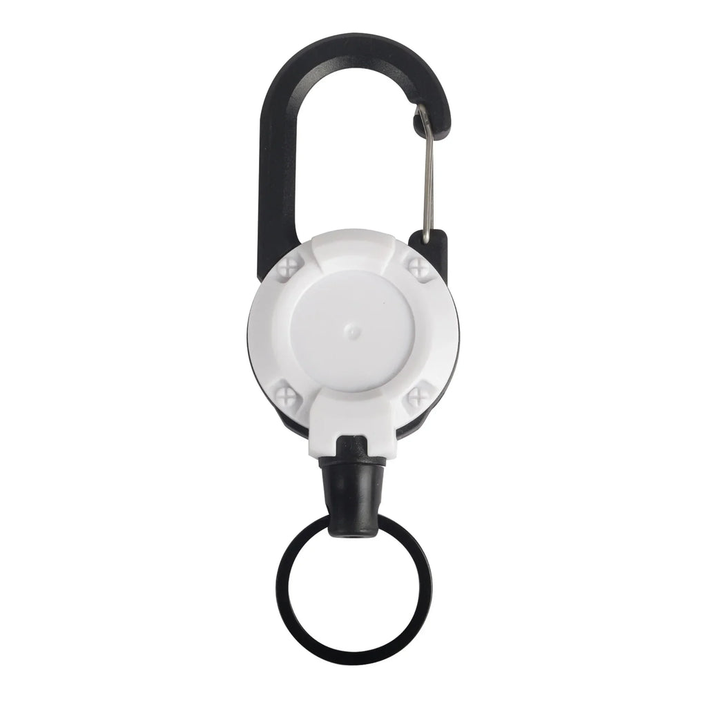 1/2Pcs Retractable Key Chains Anti-theft Metal Easy-to-pull Buckle Rope Elastic Keychain Sporty Retractable Key Ring