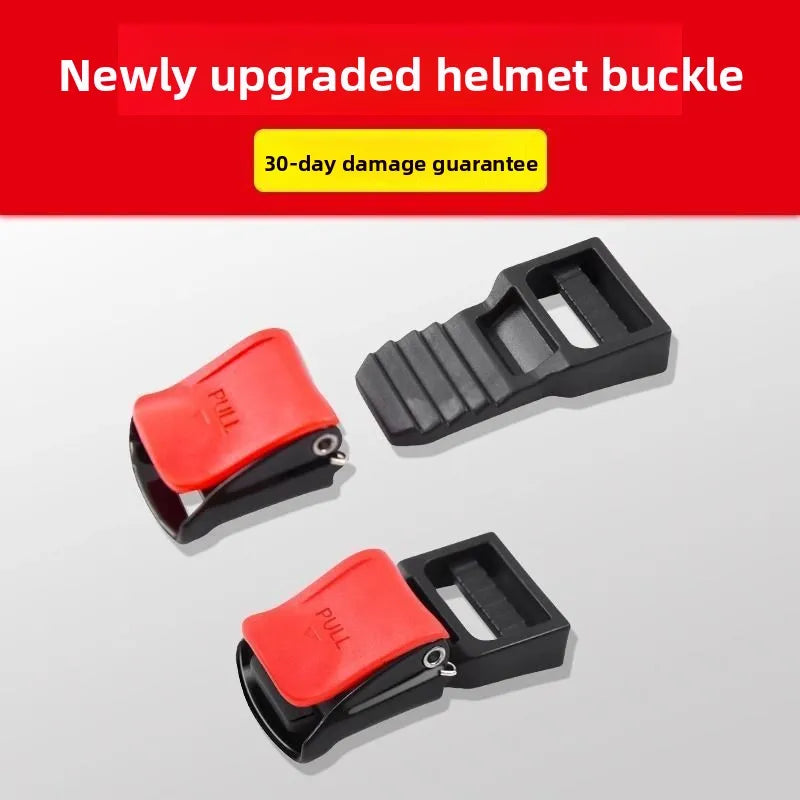 Electric motorcycle, hard hat, helmet, chin buckle, three-section , latch , universal safety  accessories