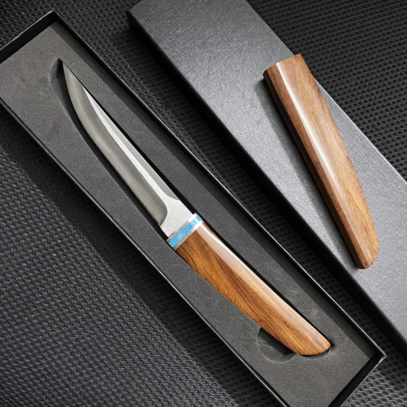 Hunting Knife Sharp Blade Tactical Knives Bushcraft Camping EDC Survival Tool Japaness Style Knife for Men,Christmas Gift