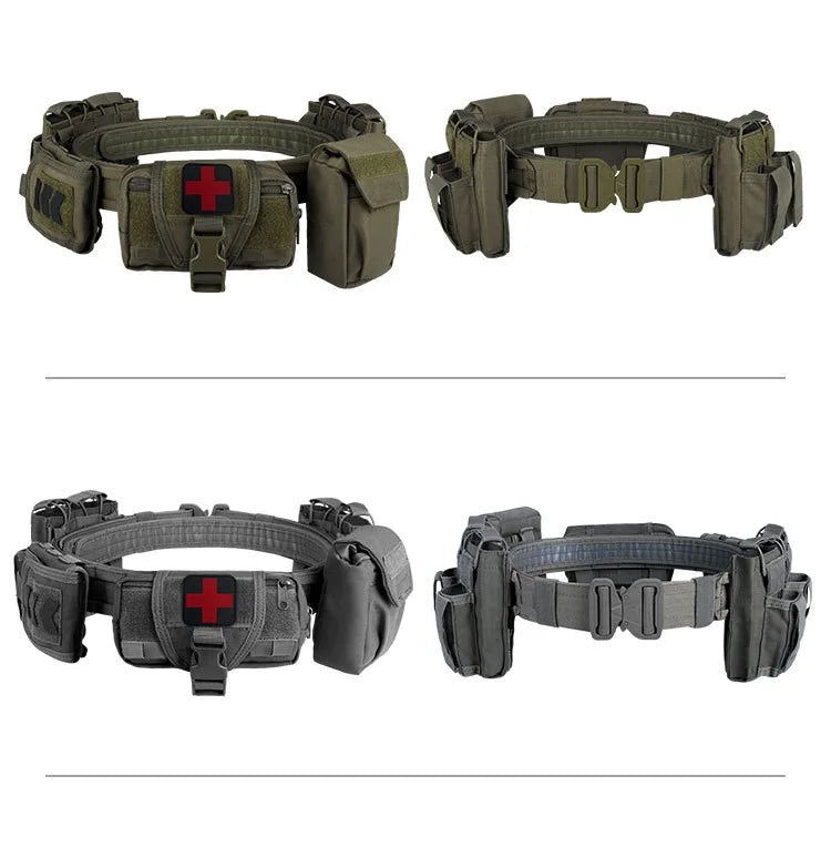 Yakeda Gear User Outdoor Black Hunting Tactics Law Enforcement Duty Security Traffic Air Gun Belt Airsoft Equipment