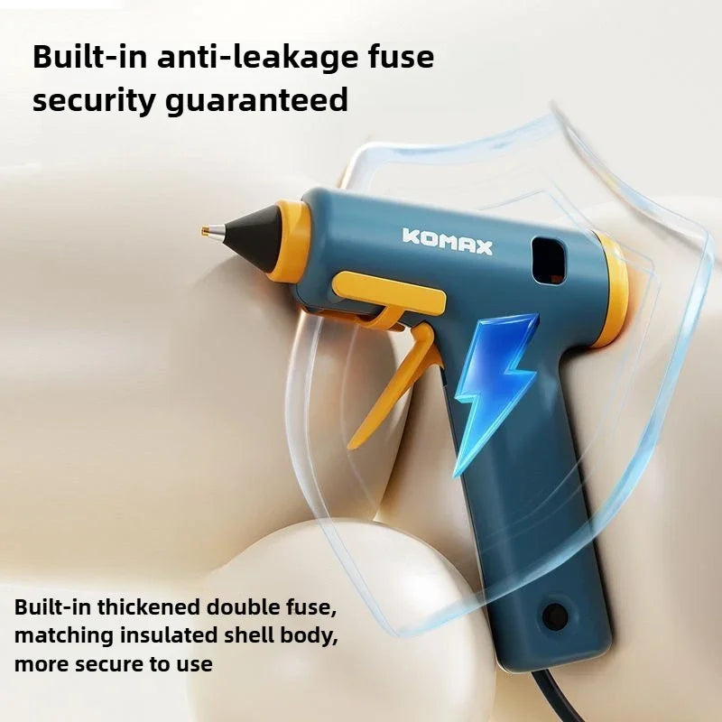 220V Powerful High Viscosity Glue Gun with 7mm Glue Sticks for Home Use And Kids DIY Handicrafts Affordable Craft Glue Gun