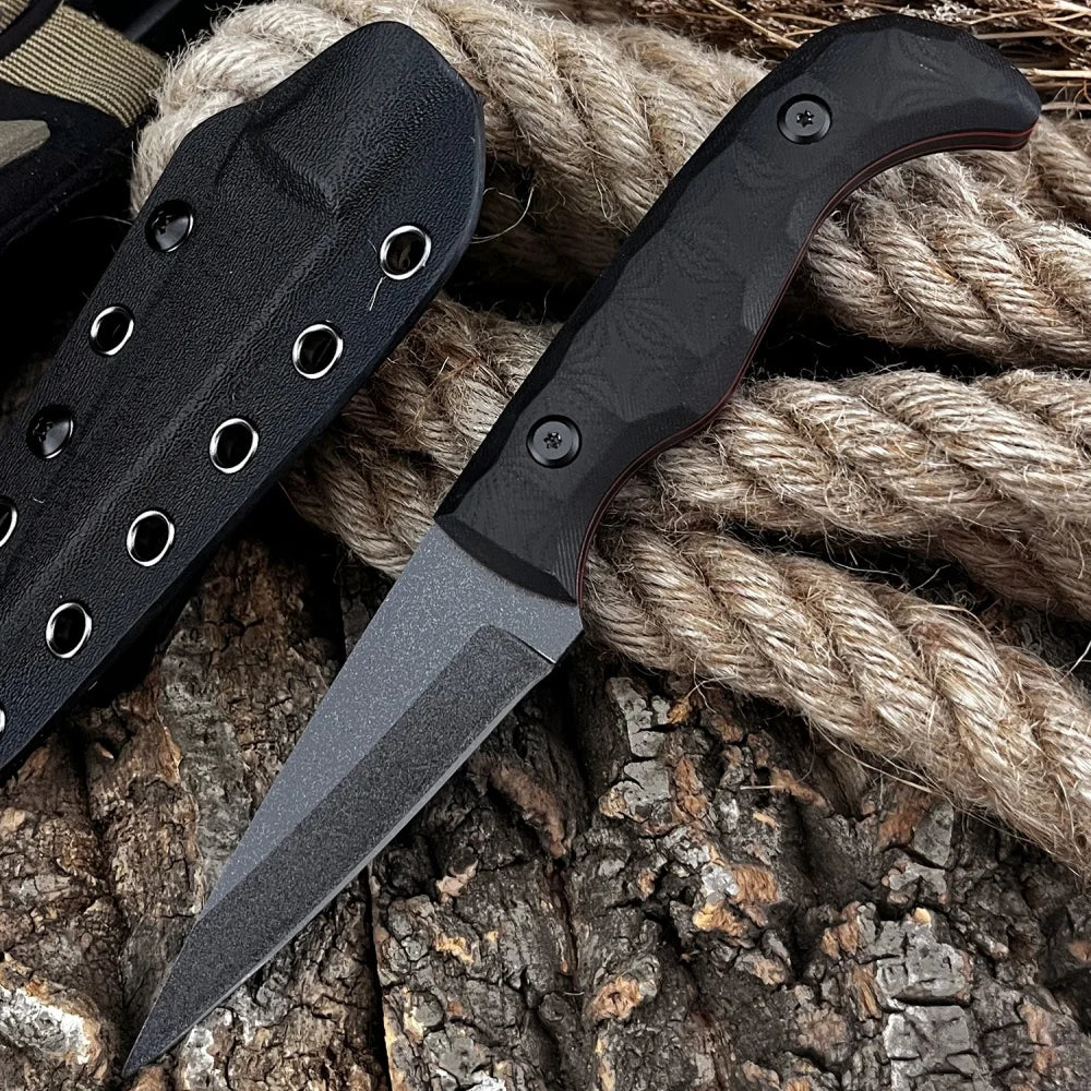 High-quality Camping Survival Straight Knife Self-defense Wilderness Hunting Exploration Multi-tool EDC Fishing Cutting Knives