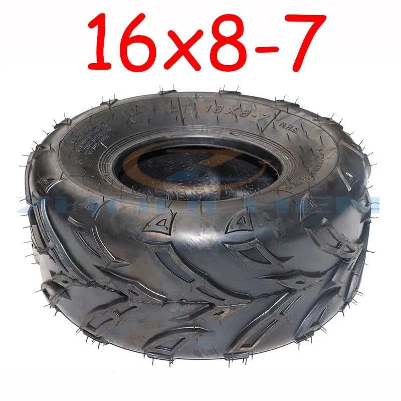 16X8-7 Kart Auto Parts 7 Inch ATV Tires 16X8.00-7 16 * 8-7 Highway Tire Off-road Tire Wear-resistant Wheel Tires