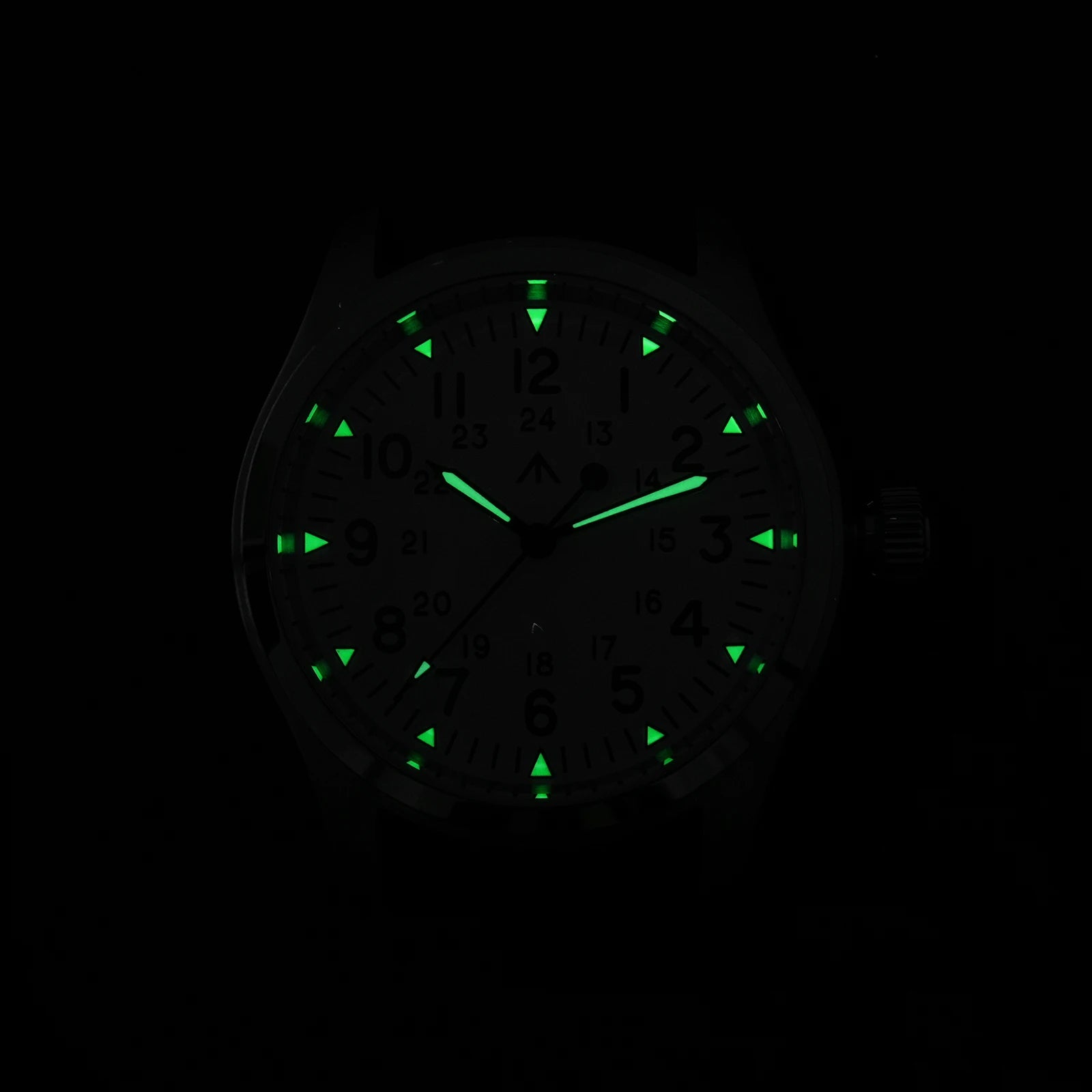 Militado ML08 Military Watch VH31 Quartz Movement Double Domed Sapphire C3 Super Luminous 10Bar Waterproof 38mm Vintage Watches