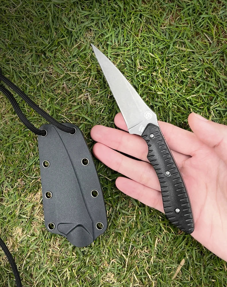Outdoor knife hunting knives camping high quality profesional self-defense  multifunctional portable eating meat fruit knife