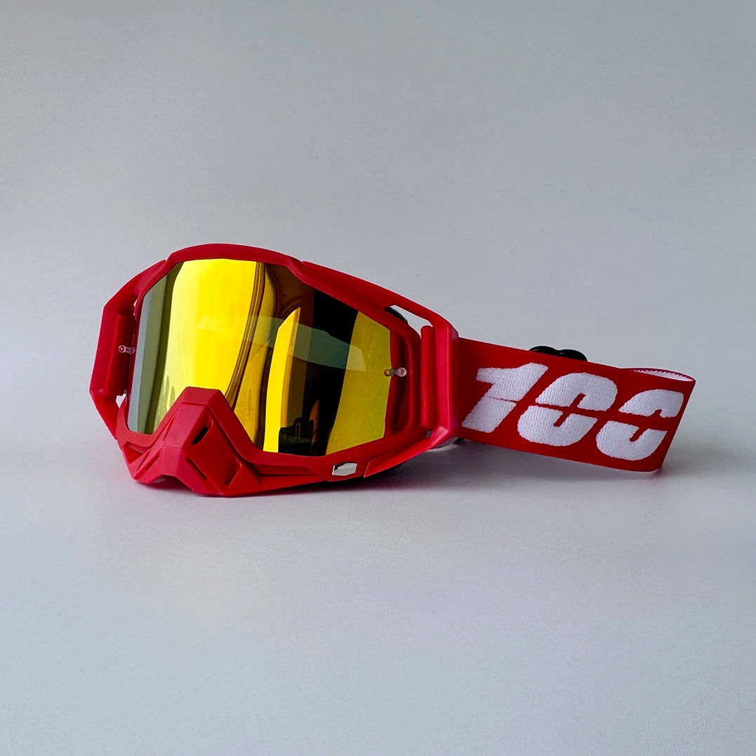 100 Motocross Goggles HD Lens Motorcycle Anti-fog Eyeglasses Sports Windproof Protect Riding  Men Women Moto MX MTB Sunglasses