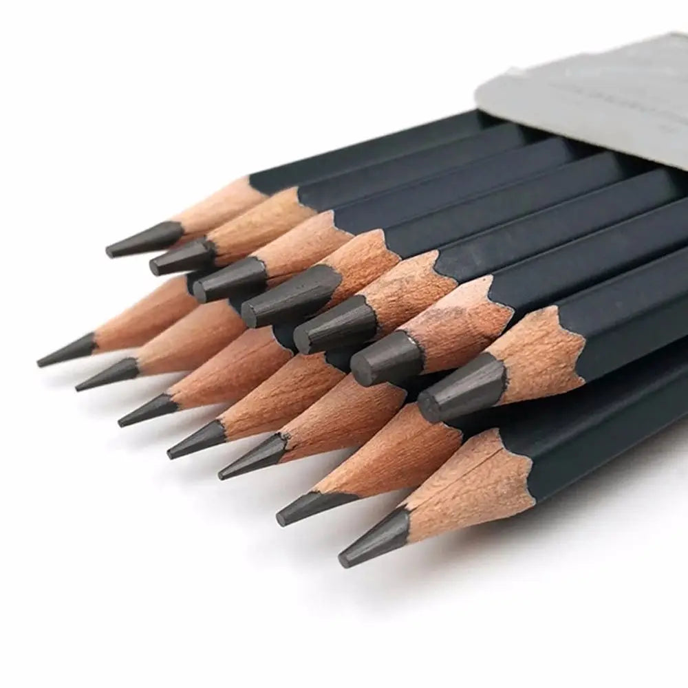 4B 5B 6B 10B 12B 1B Stationery Supplies Students Drawing Pencil Set HB 2B 6H 4H 2H 3B Professional Sketch Painting Pencils