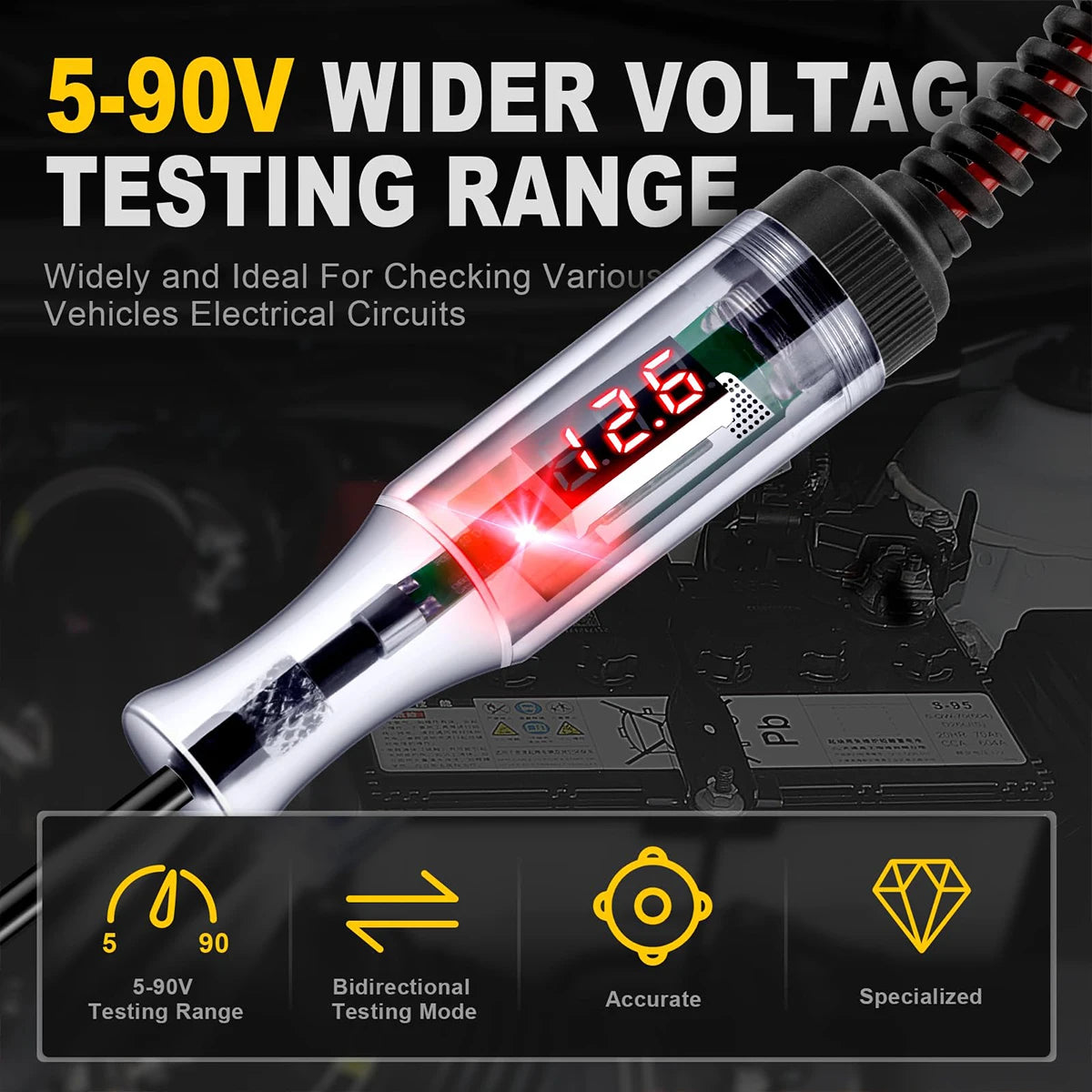 Car Truck Voltage Circuit Tester Diagnosis Inspection Tool Diagnostic Automotive Device Tools Examination Auto Scanner Repair