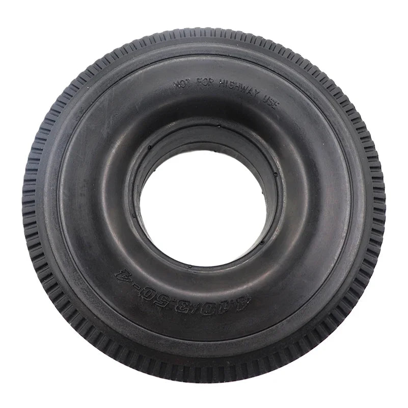 10 Inch Solid Tyres for Electric Vehicles 4.10/3.50-4 Non-pneumatic Tires Warehouse Cars Scooter Wheel