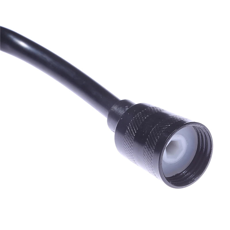 Bathroom Shower Plumbing Hoseswasher Toilet Spray Gun Telephone Wire Telescopic Spring Black White Tube Hose Bathroom Supplies