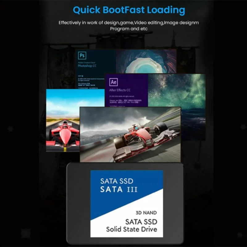 SSD Drive HDD 2.5 Hard Disk SSD 4TB 2TB 128G 240G 1TB 500GB 120GB HD SATA Disk Internal Hard Drive for Laptop Computer