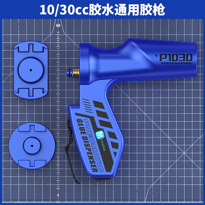 Electric glue gun dispenser Rechargeable wireless automatic glue booster Universal for 10cc/30cc Syringe UV glue solder flux