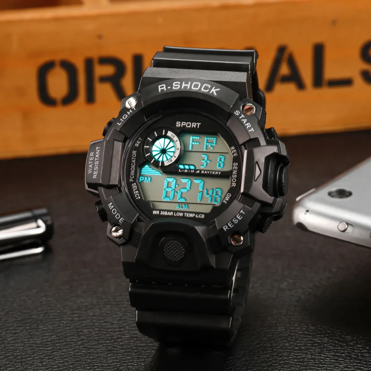Military Digital Watch for Men Outdoor Men's Sports Watches Clock Waterproof Luminous Chronograph Student Electronic Wristwatch