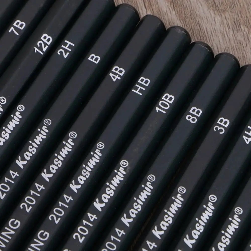 4B 5B 6B 10B 12B 1B Stationery Supplies Students Drawing Pencil Set HB 2B 6H 4H 2H 3B Professional Sketch Painting Pencils