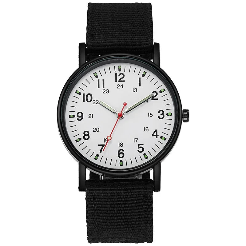 Military Men Watch Outdoor Sports Wristwatches Simple Nylon Band Luminous Male Army Quartz Wrist Watch Relogio Masculino