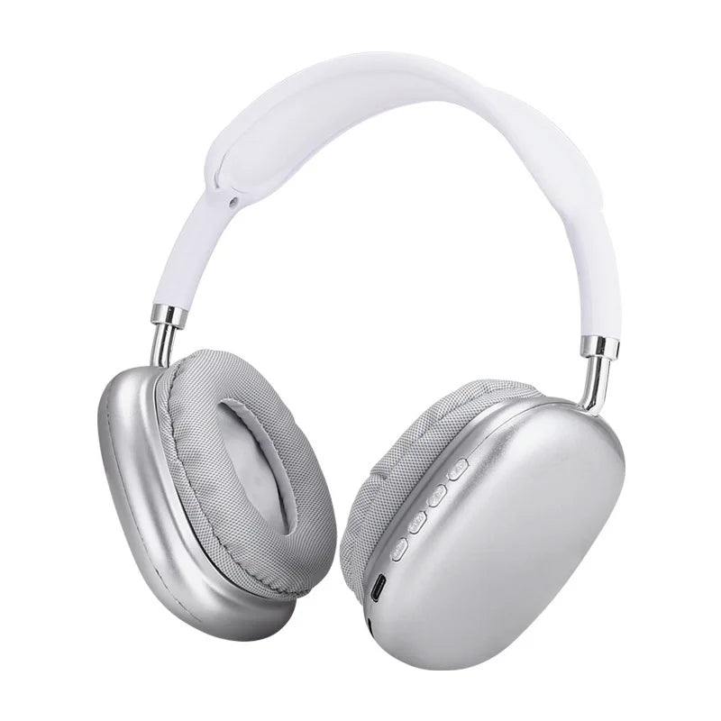 New P9 Wireless Bluetooth Headphones Noise Cancelling Mic Pods Over Ear Sports Gaming Headset For Apple