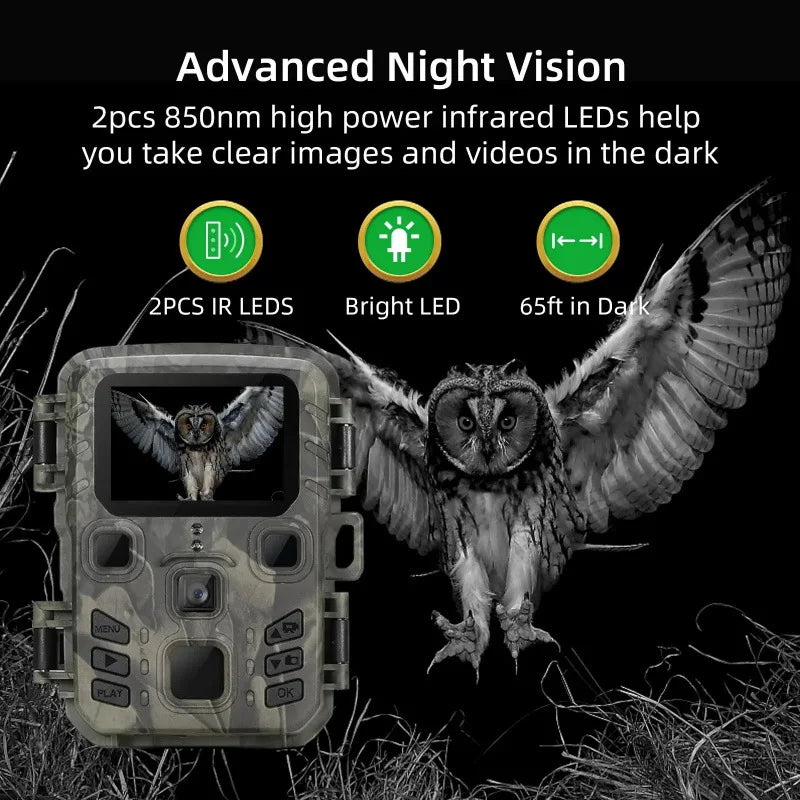 24MP 1296PTrail Camera WIFI Bluetooth APP Waterproof IP65 Trap Game Cam Outdoor Wildlife Infrared Night Vision Motion Camera