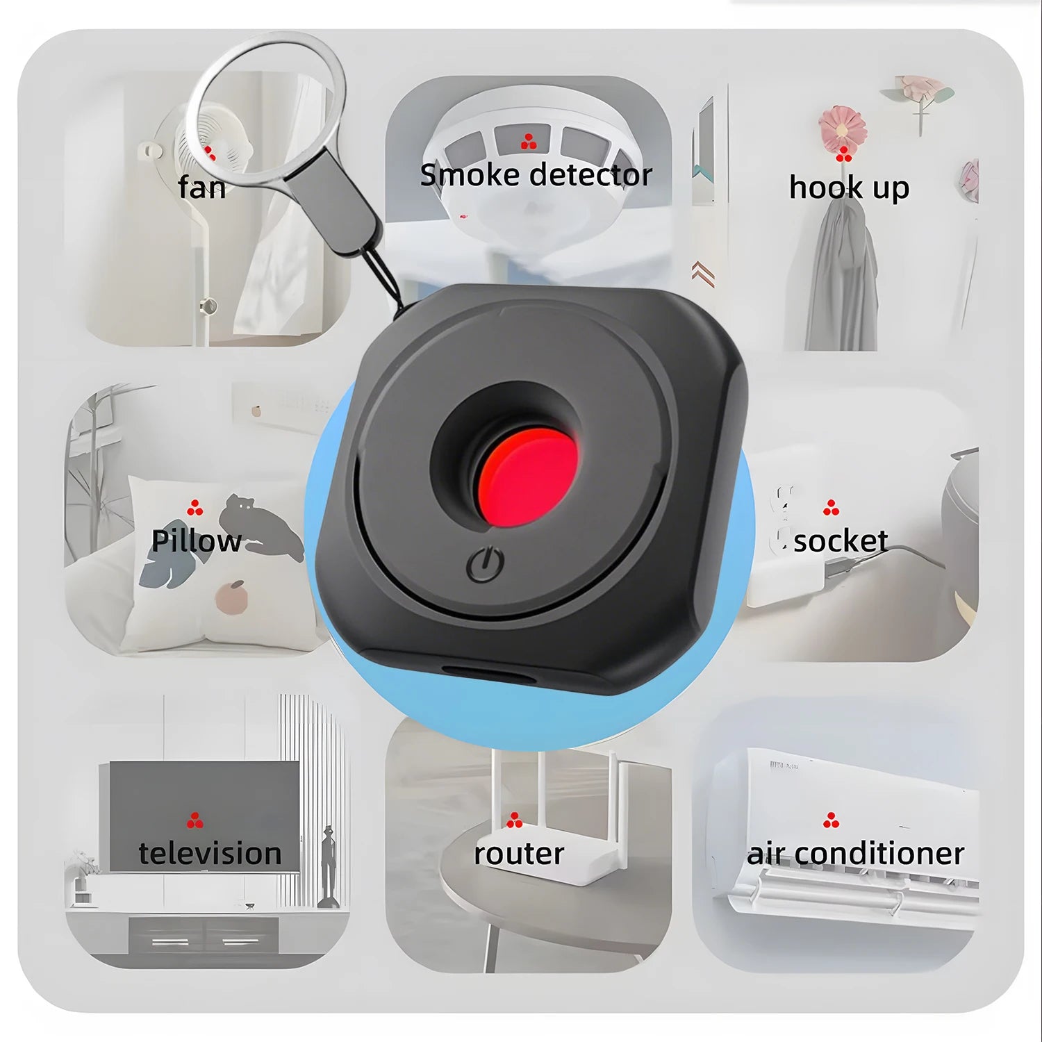 Anti Hidden Infrared Camera Detector Spy Camera Finder for Hotel Anti Peeping Spy Device Wireless RF Signal Infrared Scanner