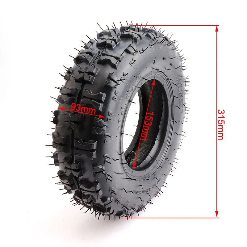 6 inch tire Front 4.10-6 rear 13x5.00-6 Inner outer tires For Atv Go Kart Mini Quad 47cc 49cc Snow Motorcycle Tire