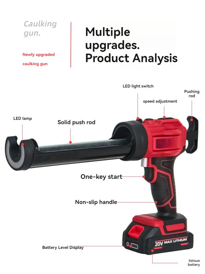 Electric Glue Gun For Processing Door And Window Sealing Glue Glass Glue Sealing Gun For Dynamic Joint Filling
