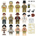 Gifts for guests, Egyptian dolls, M8128 children's assembled toys, birthday gifts, cartoon characters, mini dolls.